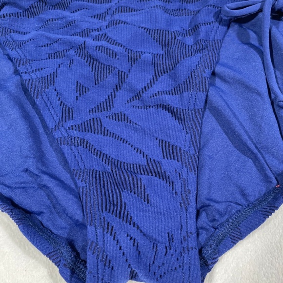 NEW Robin Piccone Hana Side‎ Tie String Bikini Bottom Sapphire [SZ Large ] - Picture 5 of 9